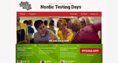 Desktop Screenshot of nordictestingdays.eu
