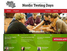 Tablet Screenshot of nordictestingdays.eu